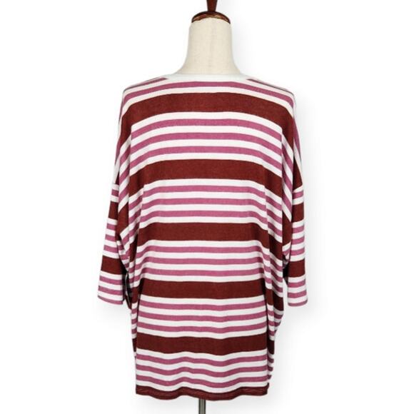 Torrid Top Relaxed Fit Super Soft Plush V-Neck Drop Shoulder Pink Size 2X New - Picture 4 of 14